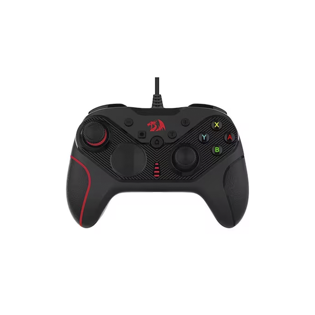 Controle Gamer Redragon Rift G710 para PC e PS3 – Preto e Vermelho