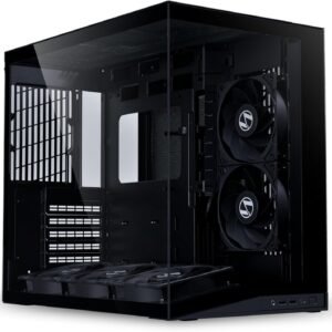 Gabinete Gamer Lian Li O11 Dynami Mini V2 Flow Com 5 Fans O11DMIV2FX - Preto