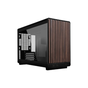 Gabinete Gamer Lian Li A3-mATX-WDG Wood Glass Edition - Preto
