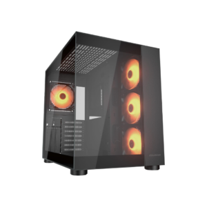Gabinete Gamer Cougar FV150 RGB com 4 Fans - Preto