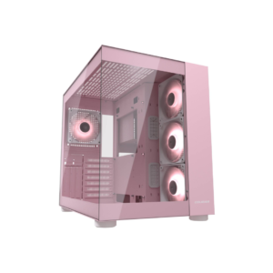 Gabinete Gamer Cougar FV150 RGB com 4 Fans - Rosa