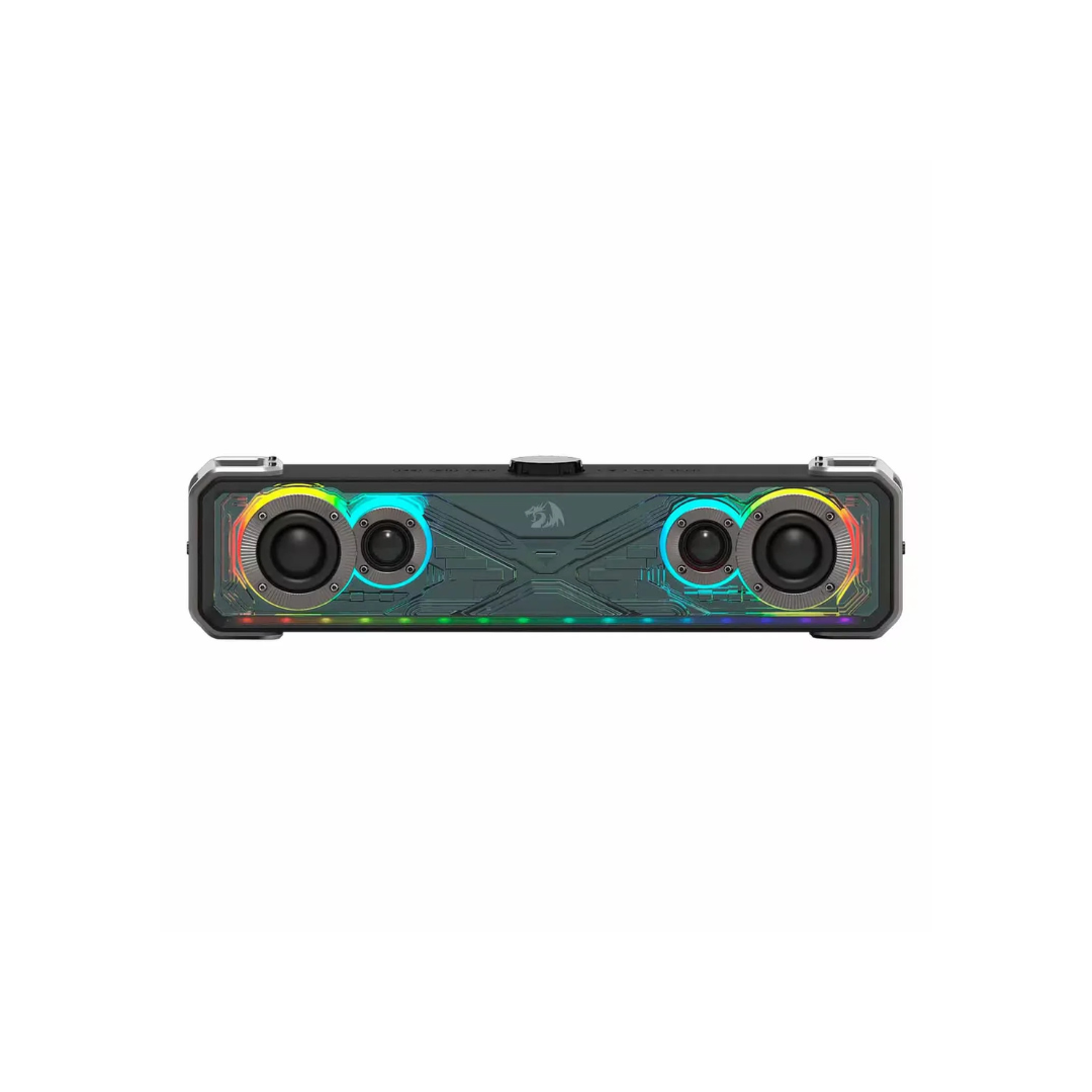 Caixa de Som Redragon Surge GS817 RGB Bluetooth 3.5mm - Preto