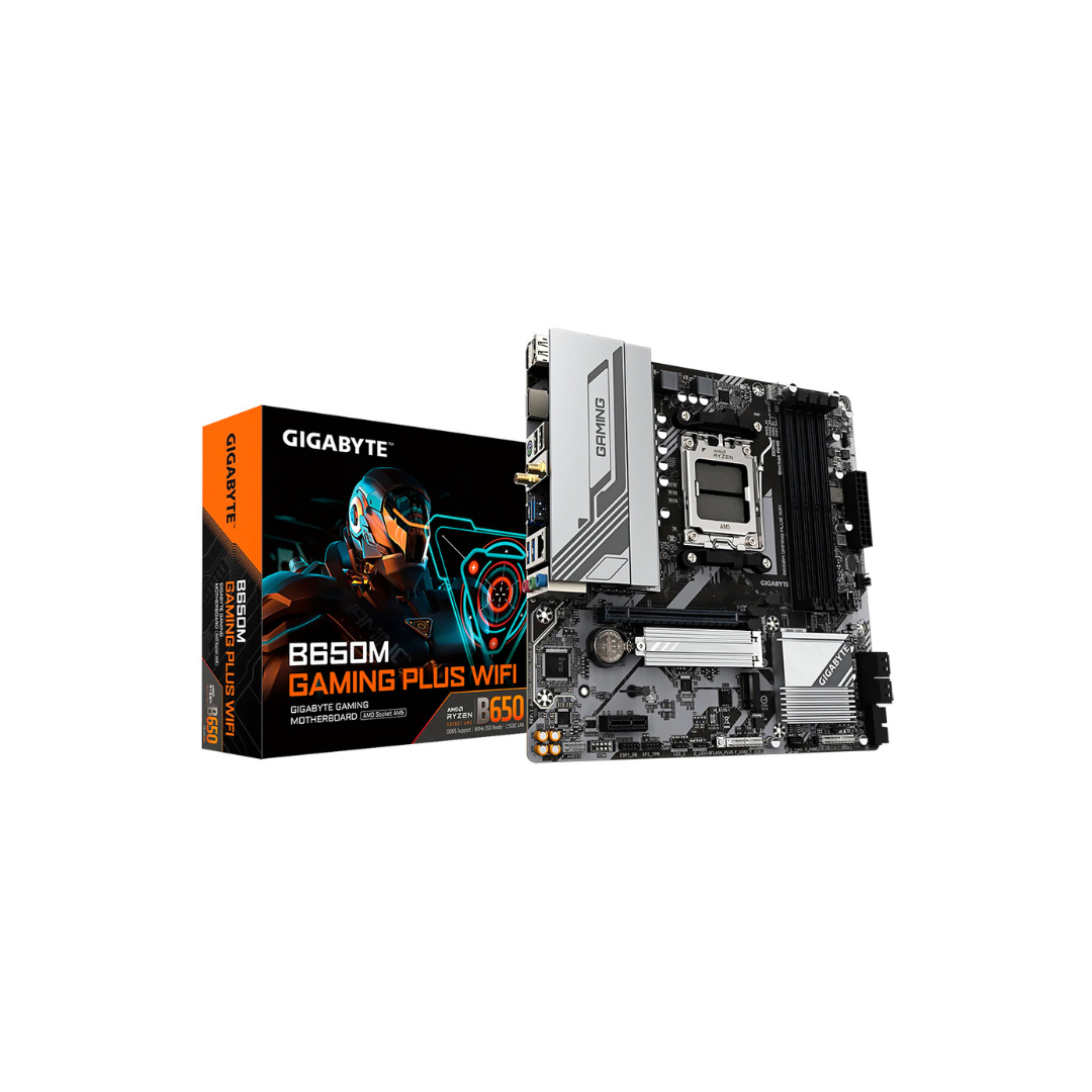 Placa Mãe Gigabyte B650M Gaming Plus Wi-Fi Socket AM5 / DDR5