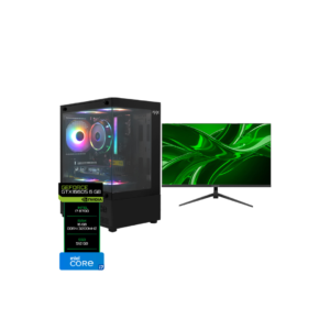 PC Montado Gamer Intel Core i7 8700 de 3.2GHZ 16GB de Ram / 512GB SSD / Geforce GTX1660S 6GB - Preto + Monitor