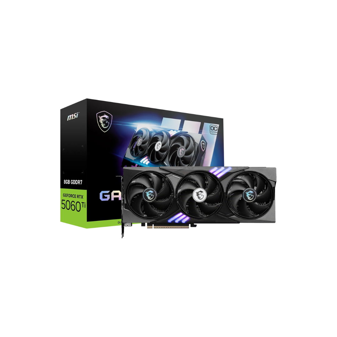 Placa de Vídeo MSI Gaming Trio Oc 8GB Geforce RTX5060TI GDDR7 - 912-V536-022