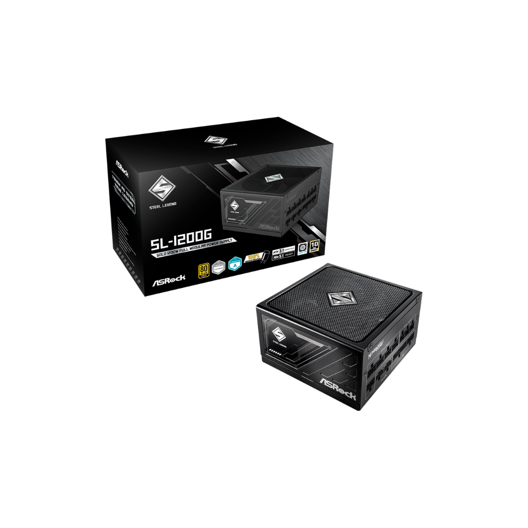 Fonte ASRock Steel Legend SL-1200G 1200W 80 Plus Gold – 90-UXS120-GFUAA