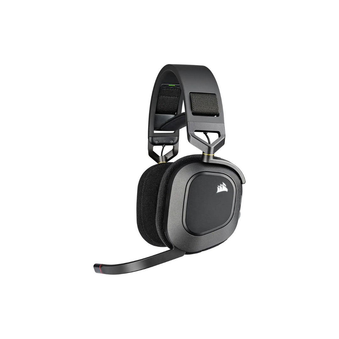 Fone de Ouvido Gamer Corsair HS80 RGB Sem Fio - Carvão (CA-9011235-Na)