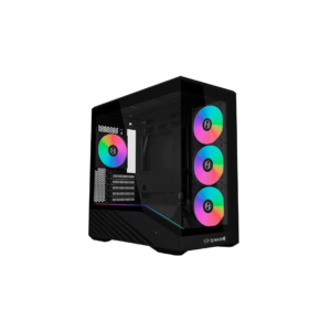 Gabinete Gamer Lian Li Vector V100 Mini X Redragon ARGB Mini Tower, Lateral em Vidro, 4 Fans - Preto